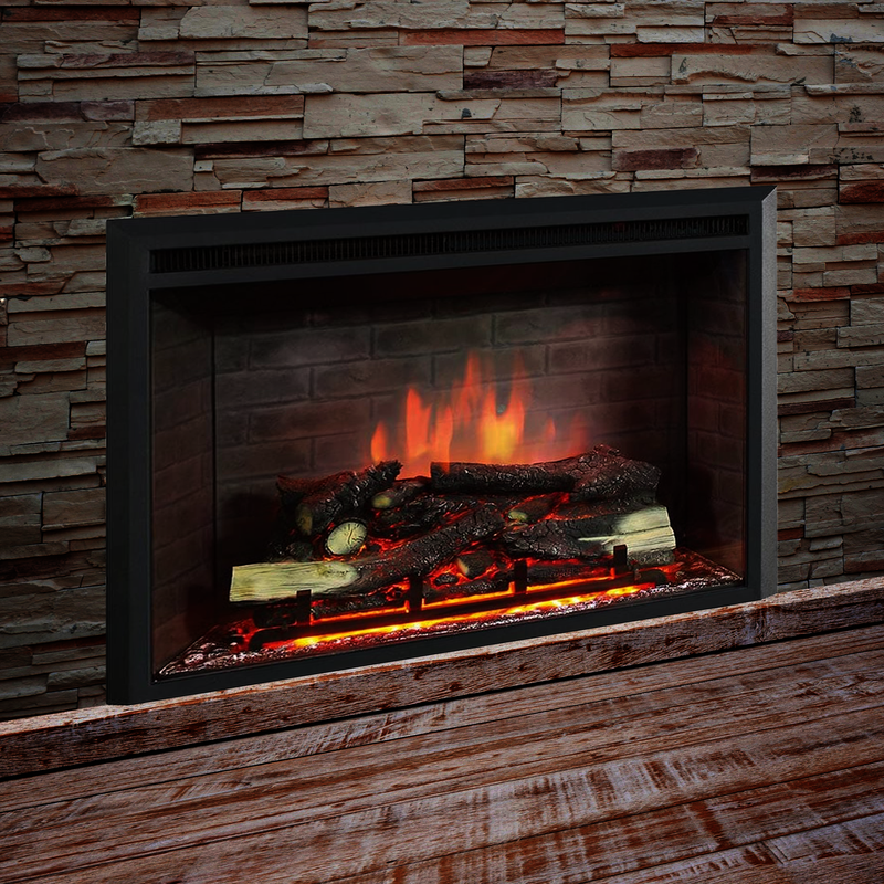 Dynasty 35-In Zero Clearance Plug-In Electric Fireplace - EF45D-FGF
