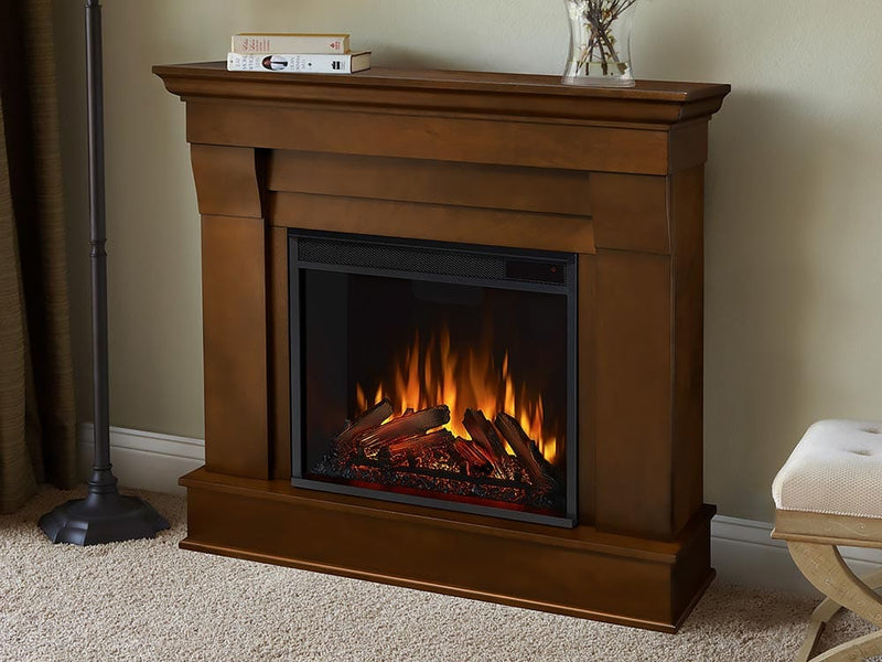 Chateau Electric Fireplace Mantel Package in Espresso - 5910E-E
