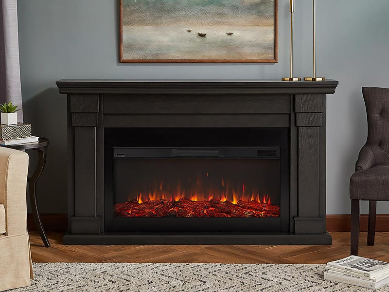 Carlisle Infrared Electric Fireplace Mantel Package in Grey